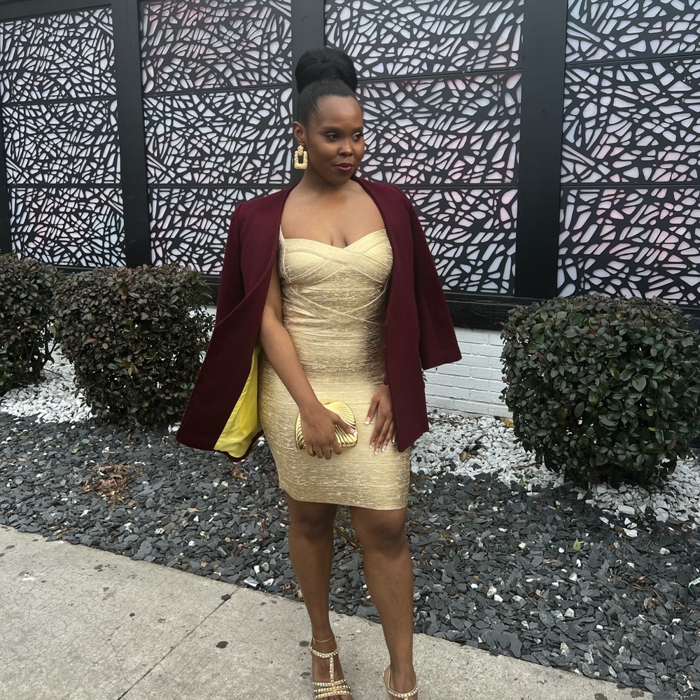 Gold Party Dress